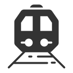 Holiday Tourism Train SVG Icon
